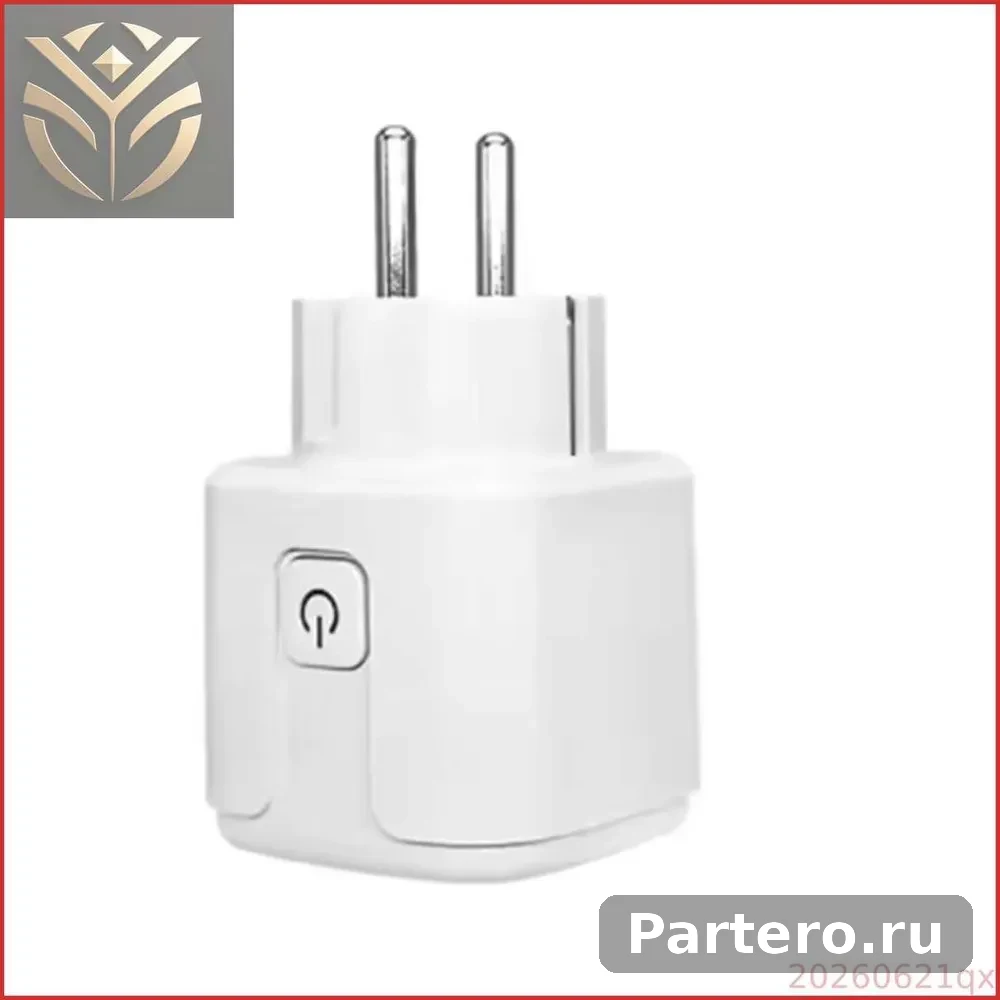 Умная Розетка Tuya WiFi Bluetooth 16A С Монитором Питания И Выключателем, Вилка EU