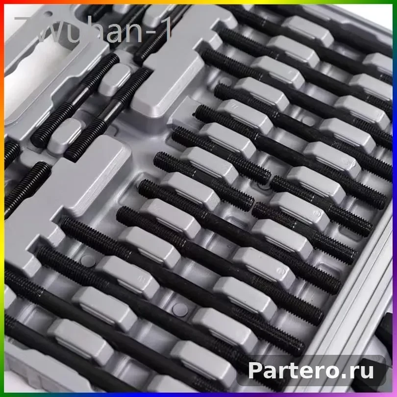 Набор прижимов М10*12MM (58 шт) Т-паз 12мм в кейсе 3