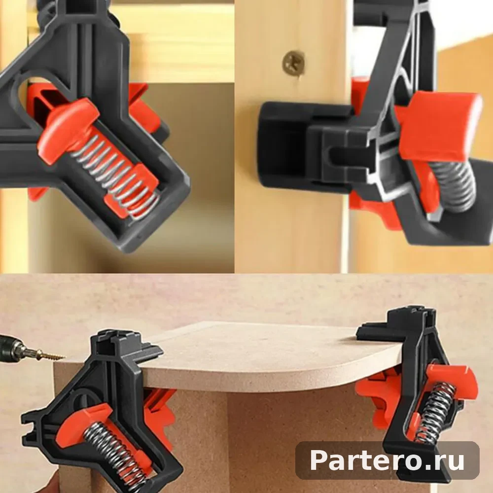 Зажимы для углов 90 градусов, удобные и прочные, для столярных работ и ремонта мебели 23