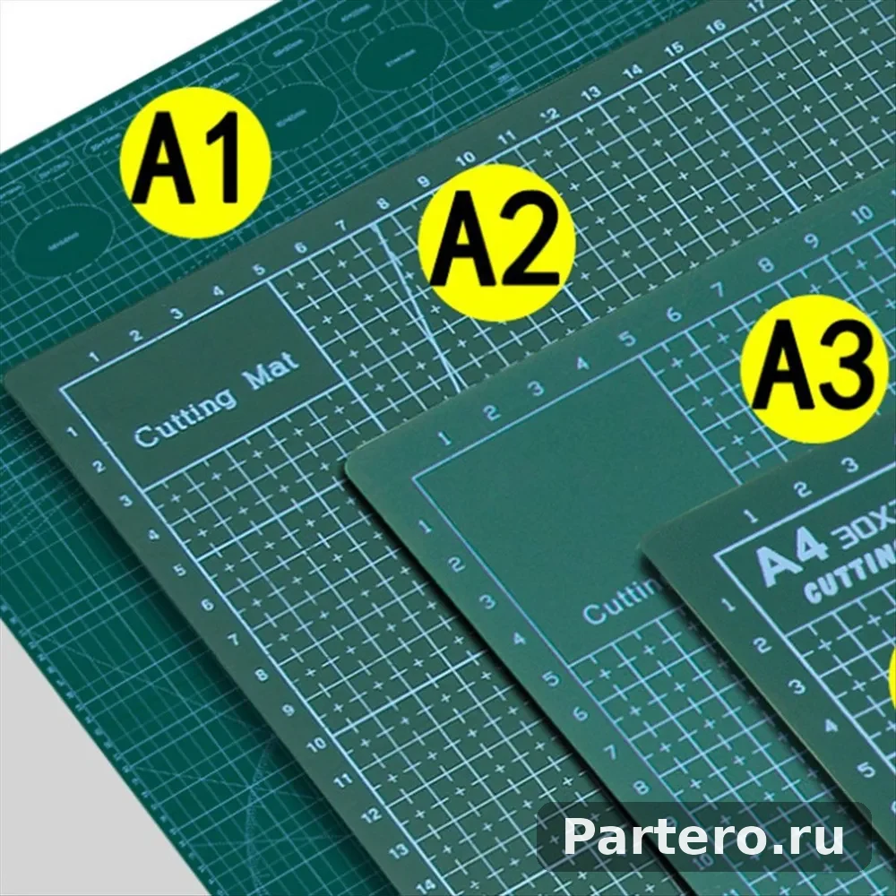 Коврик для резки A2 Верстак Коврик для резки в стиле пэч back