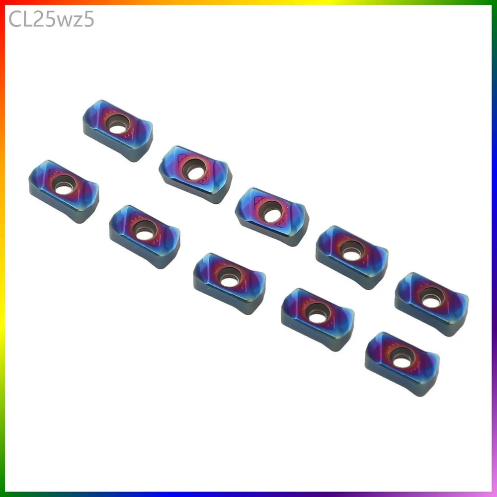 10 шт. LNMU0303 ZER-MJ ZM1135 Быстроподаваемые твердосплавные фрезерные пластины для EXN03R