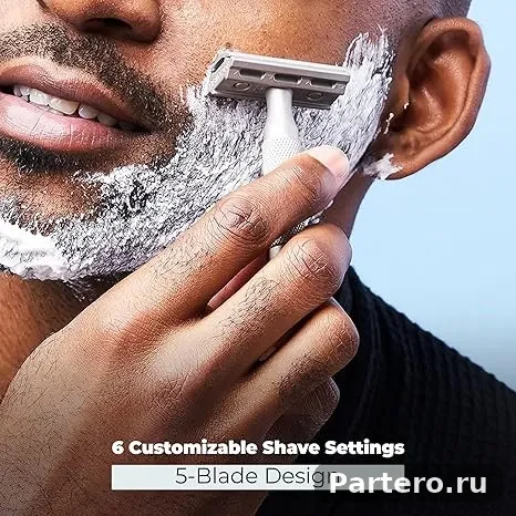Rockwell Т-образная бритва 6C, тёмный хром 6