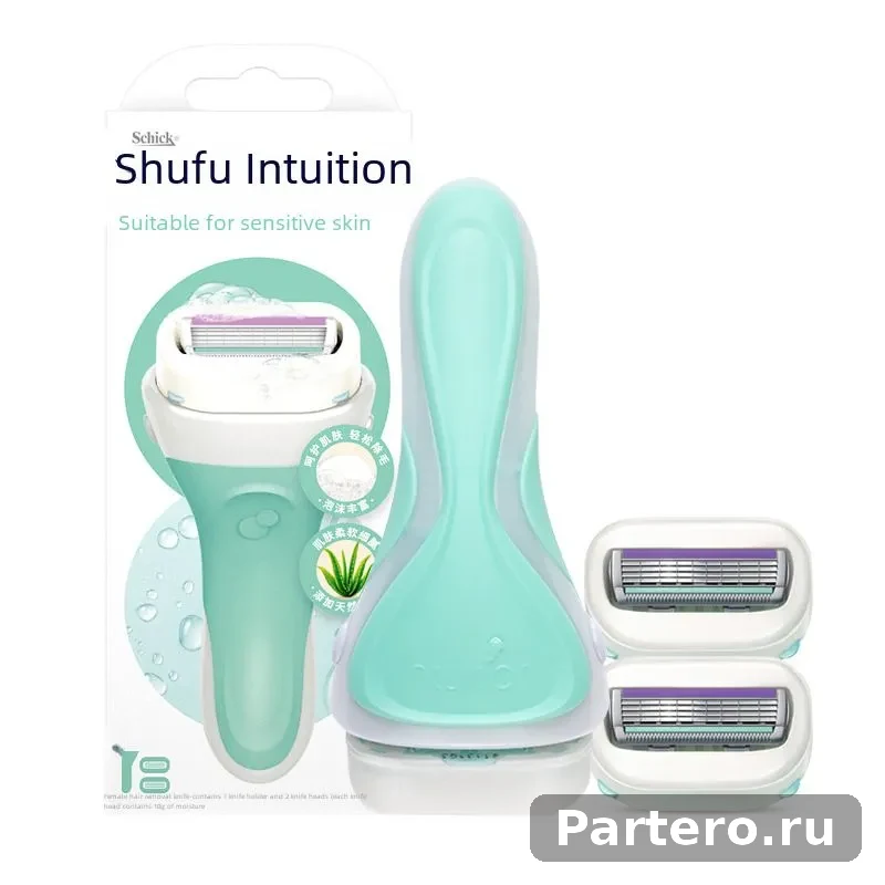 Механизм замены для бритья Schick Comfortable Shufu: нож для удаления волос с мыльной головкой Intuition, большая мыльная головка (коробка с алоэ замены) 6