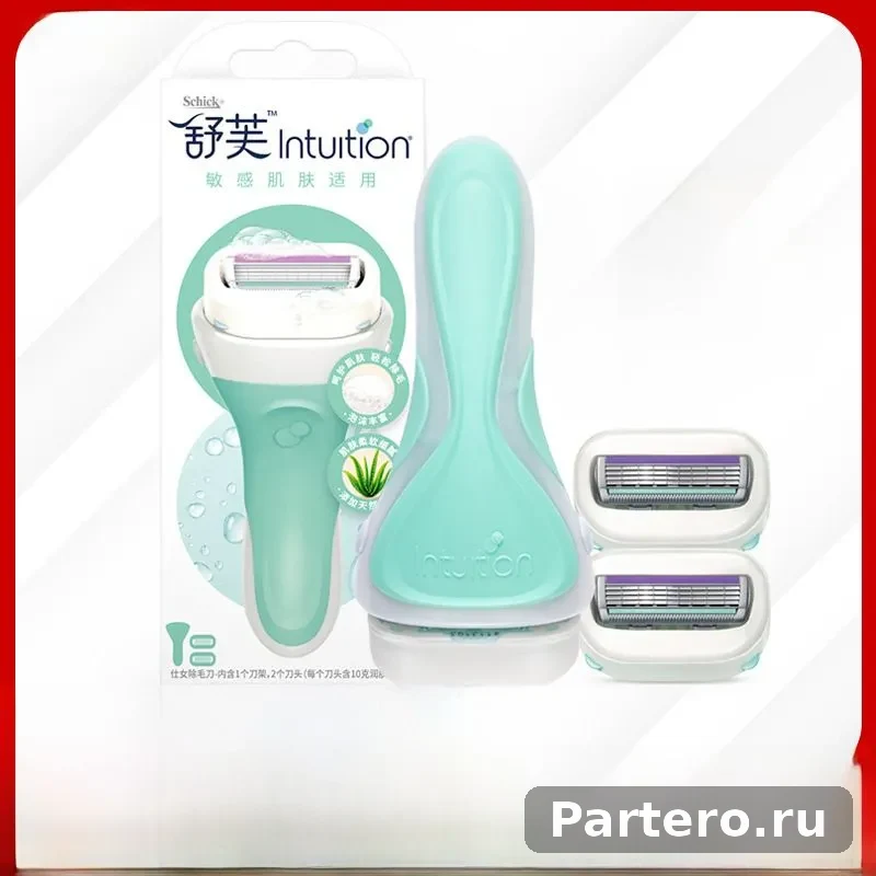 Механизм замены для бритья Schick Comfortable Shufu: нож для удаления волос с мыльной головкой Intuition, большая мыльная головка (коробка с алоэ замены) back