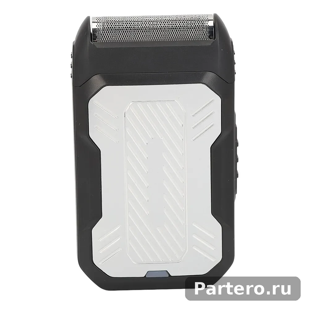 2-в-1 фольга-резак, USB, сменная головка, для бороды/лысых back