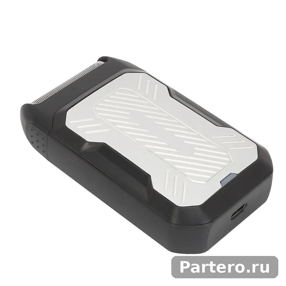 2-в-1 фольга-резак, USB, сменная головка, для бороды/лысых 10