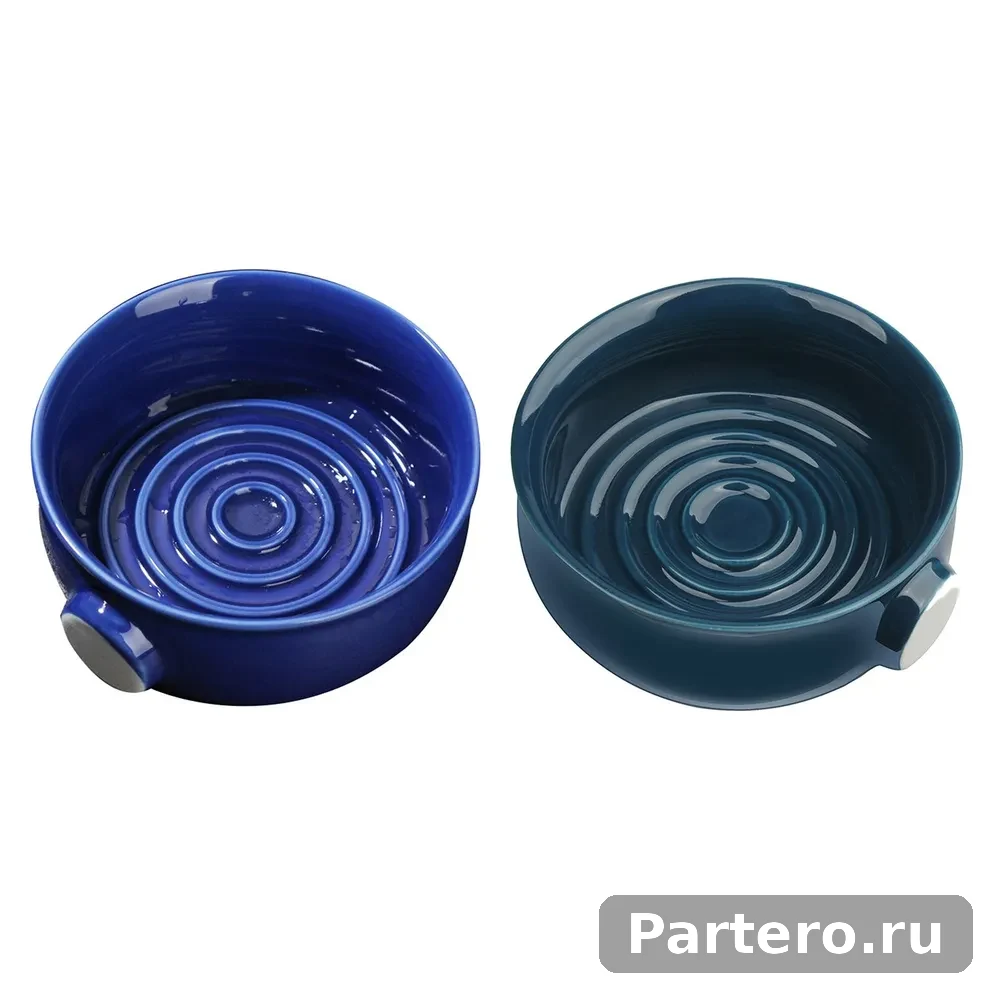 Керамическая миска для бритья, тёмно-синий 9