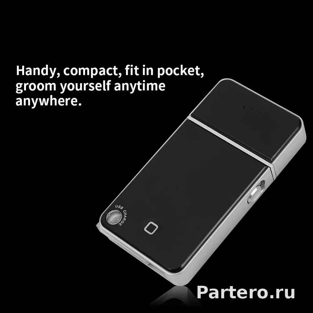 Электрический триммер для бороды, компактный и многофункциональный, для удобного использования в путешествиях 12