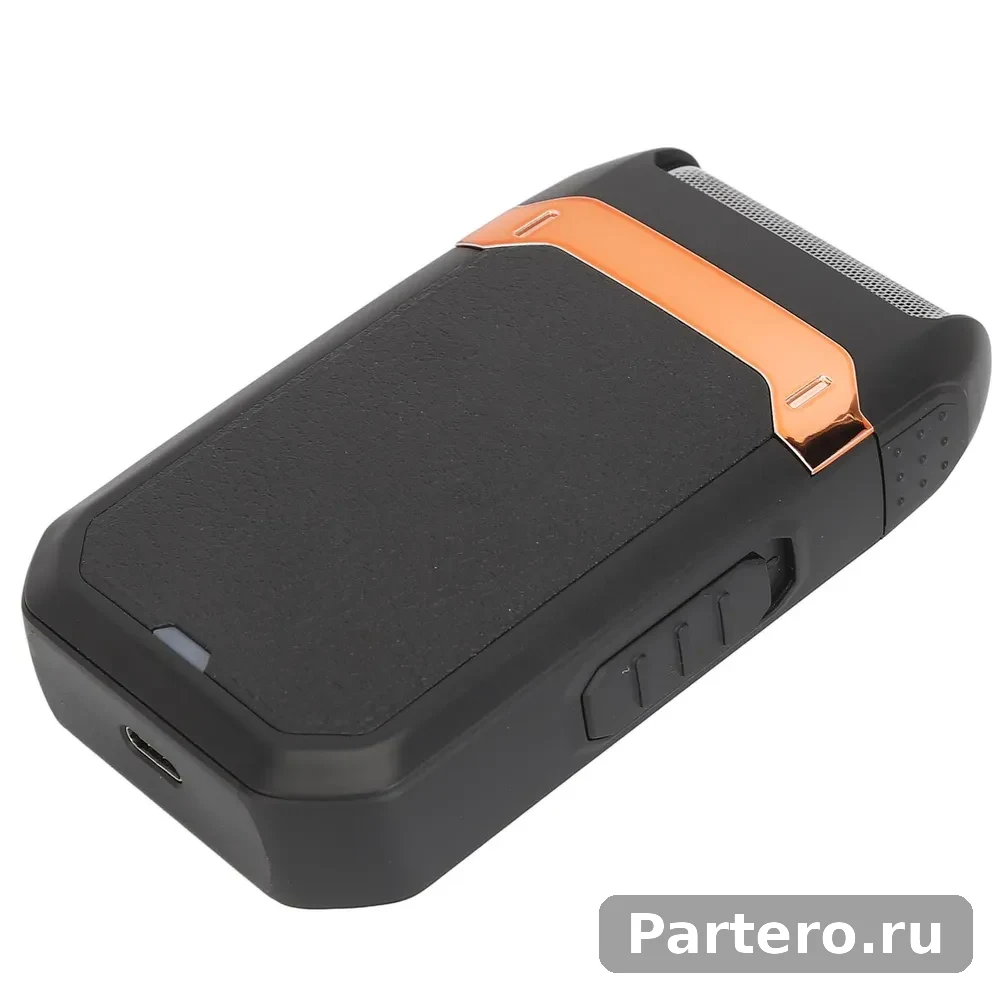 Триммер для бороды, электрический, зарядка через USB, съемные лезвия, идеален для мужчин 11