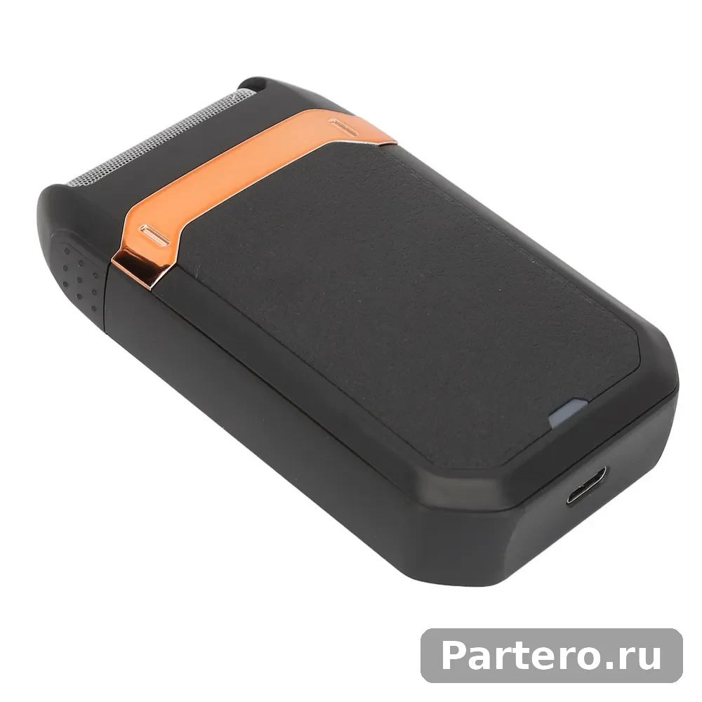 Триммер для бороды, электрический, зарядка через USB, съемные лезвия, идеален для мужчин 8