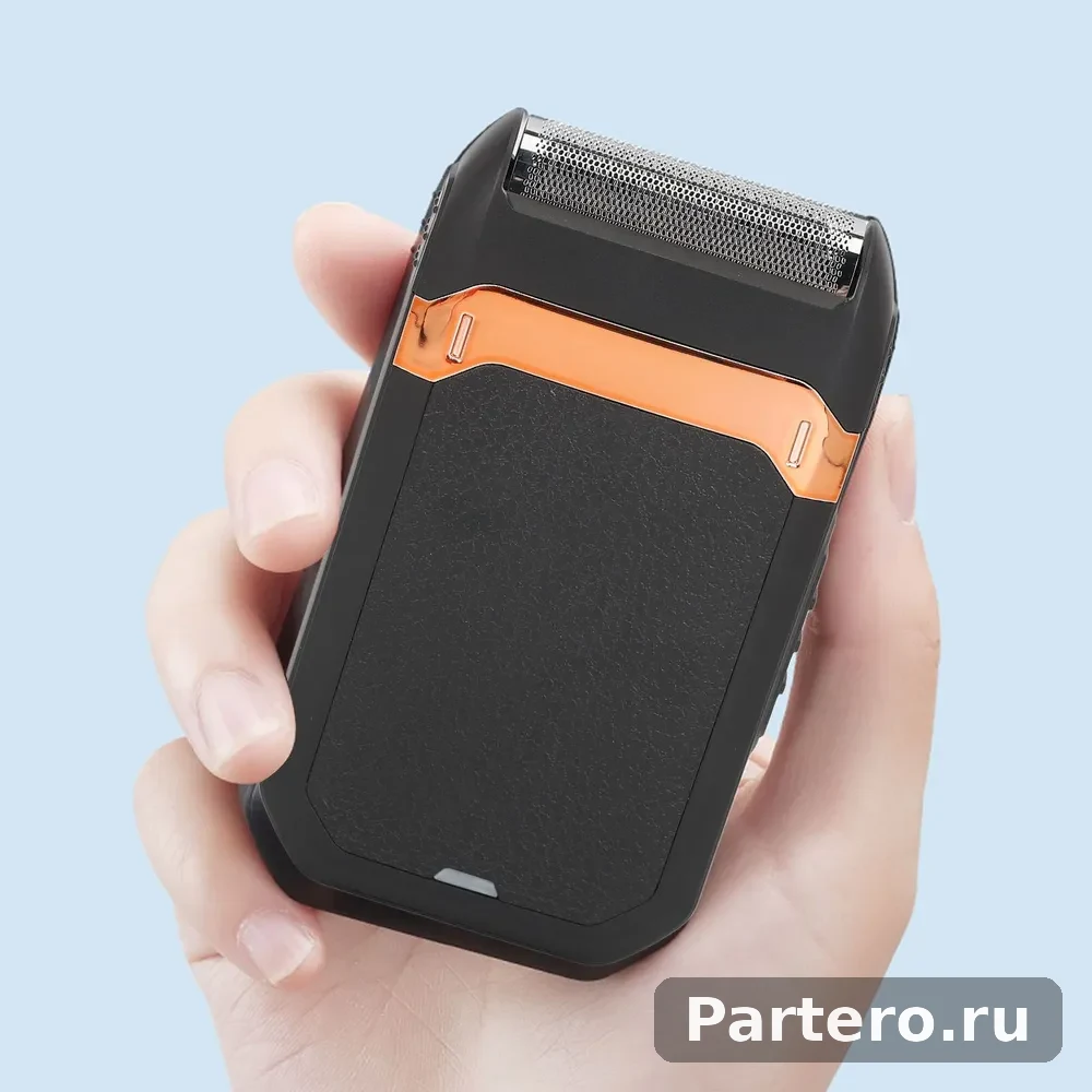 Триммер для бороды, электрический, зарядка через USB, съемные лезвия, идеален для мужчин 13