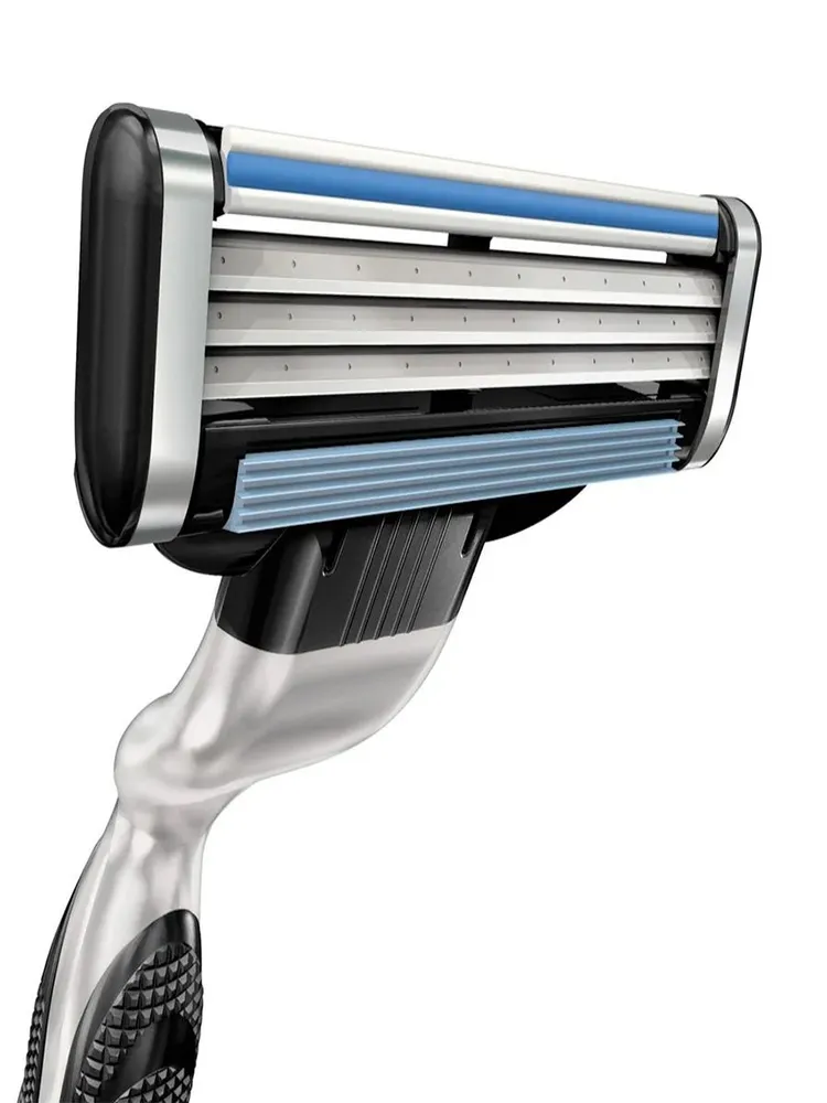 Gillette Mach 3 Сменные Кассеты 4 шт, для мужской бритвы 8