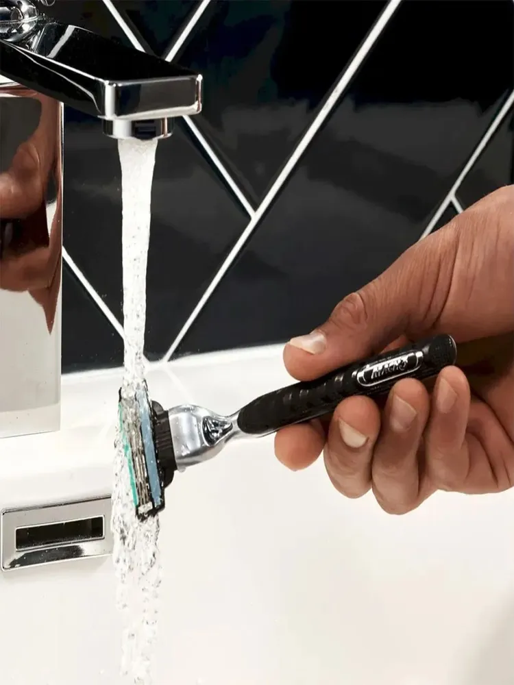 Gillette Mach 3 Сменные Кассеты 4 шт, для мужской бритвы 7